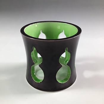 Amazon.co.jp: R156 蓋置 『中村翠嵐造』『紫交趾』『六瓢透し